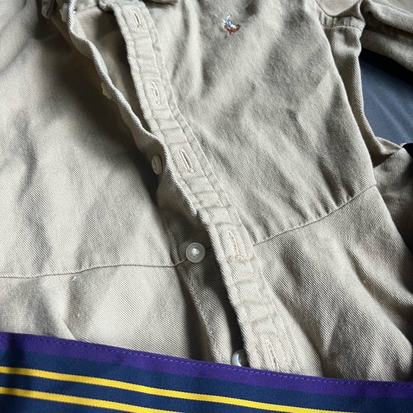 Ralph Lauren girls button down dress - Picture 3 of 3